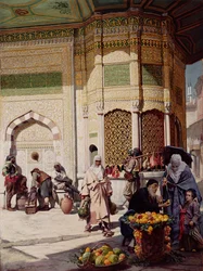 Vendedor ambulante en Estambul, 1883